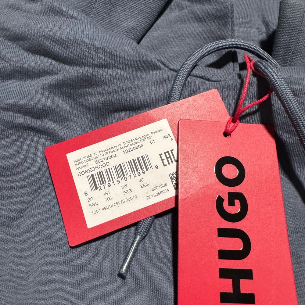 HUGO Slate Blue Hoodie